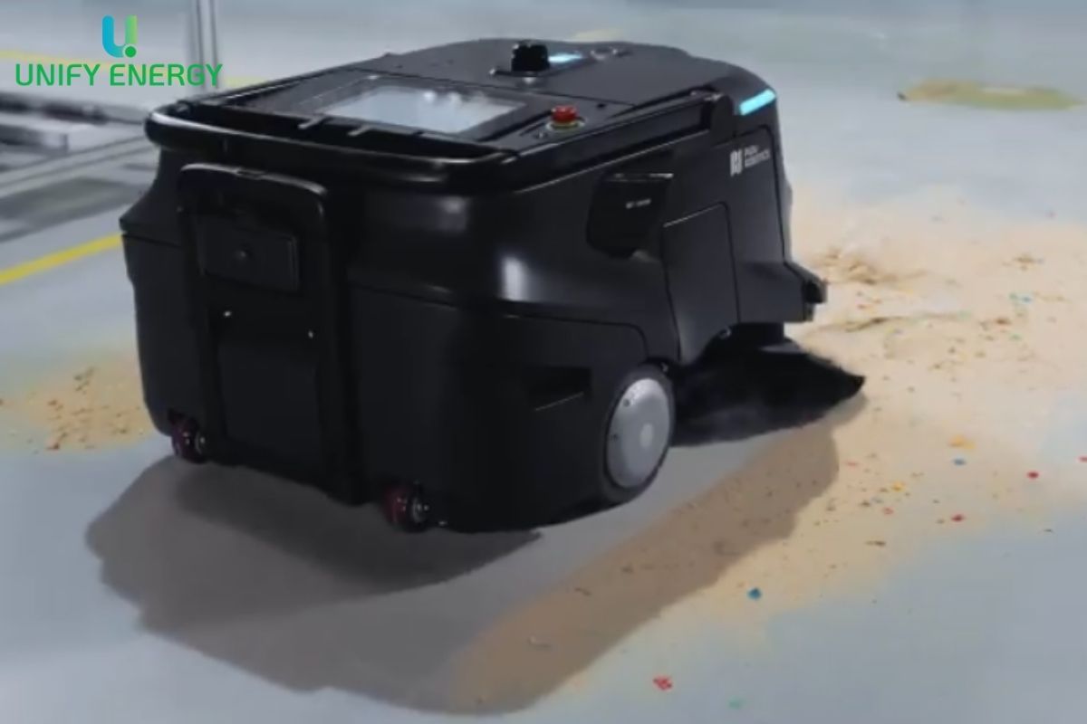 Kiểm soát bụi chủ động - Robot quét rác Pudu