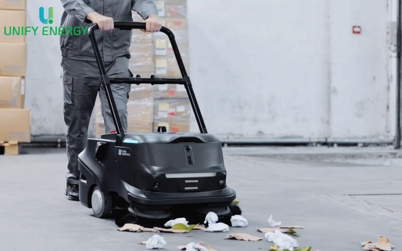 Ứng dụng thực tế robot quát rác Ai