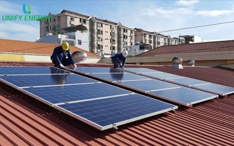 Công trình tại Việt Nam sử dụng tấm pin mặt trời
