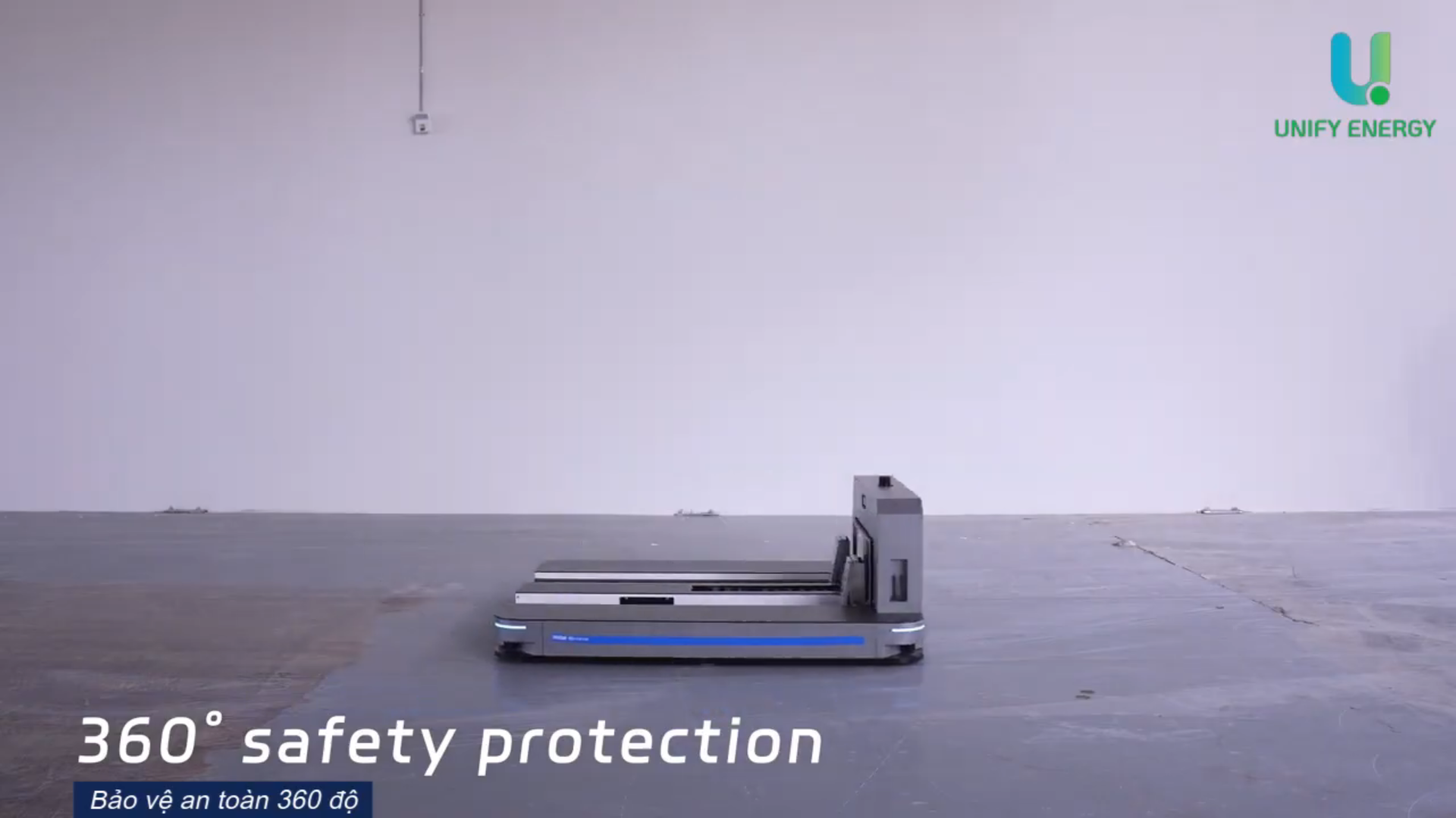 Robot nâng hạ pallet SERR SPT-1000 an toàn với nhiều lớp bảo vệ